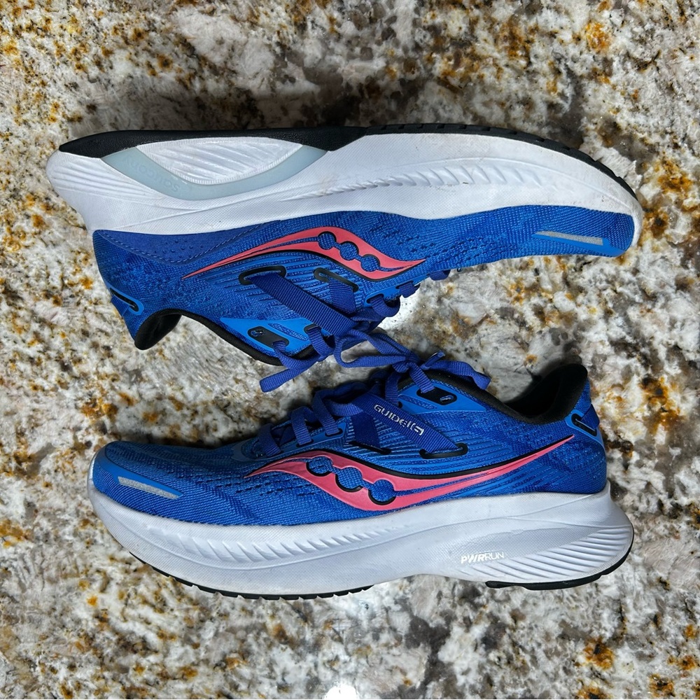 Saucony Guide 16 Running Shoes Blue Pink Womens Size 7 S10810-35